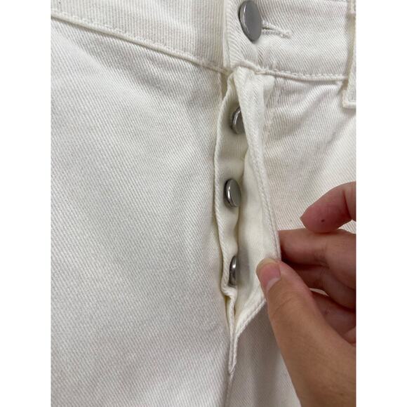 NWT AFRM Jeans Womens Sz 28 Luisa Distressed High Rise Ankle Crop Skinny - Picture 14 of 15